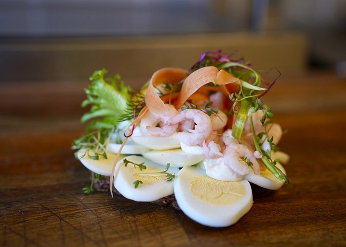 Æg m/rejer mayonaise og citron