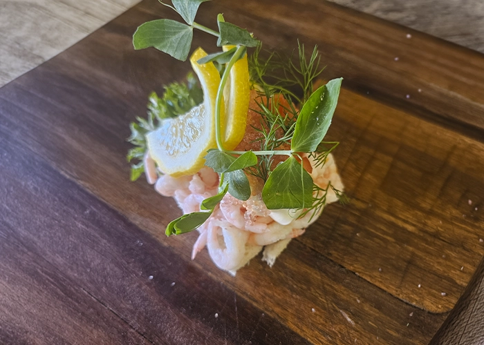 Reje med mayonnaise og citron